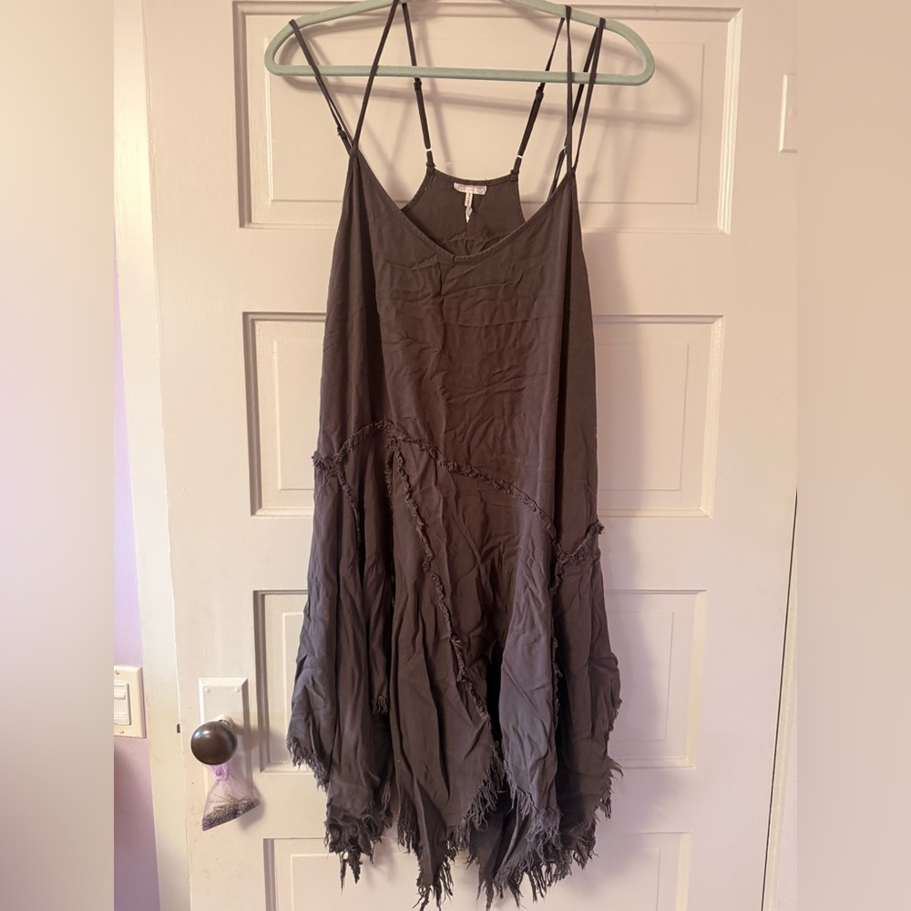Whimsical Brown Women's Dress